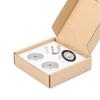 4PCS HiFi Carbon Fiber Speaker Shock Absorber Aluminum Alloy Speaker Spikes Stand Feet Pad for Speaker DAC Shock Absorbing