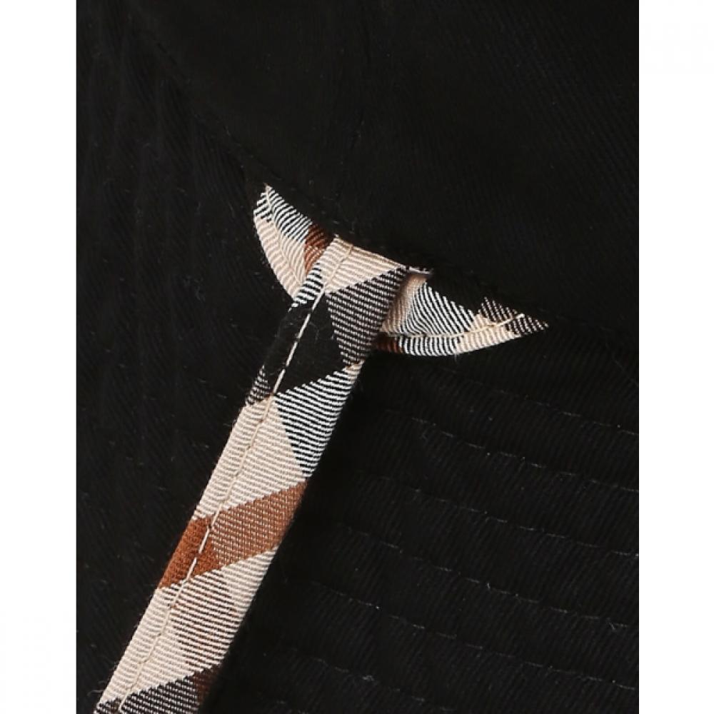 Daks Reversible Check Strap Bucket Hat [dbhe5f411bk]