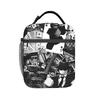 Cube and Blixer Game Thermal Insulated Lunch Bag for Travel Portable Bento Box Men Women Thermal Cooler Lunch Boxes