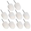 10pcs 0.6in Wool Grinding Head Portable Polishing Buffing Tools for Jewelry Jades Metal Glass