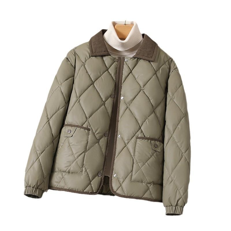 New Winter Clothing for 2025, Including Cotton Jackets, Lapels, Women's Clothing, Short Cotton Jackets, Outerwear, Windproof Cuffs, Thickened Design