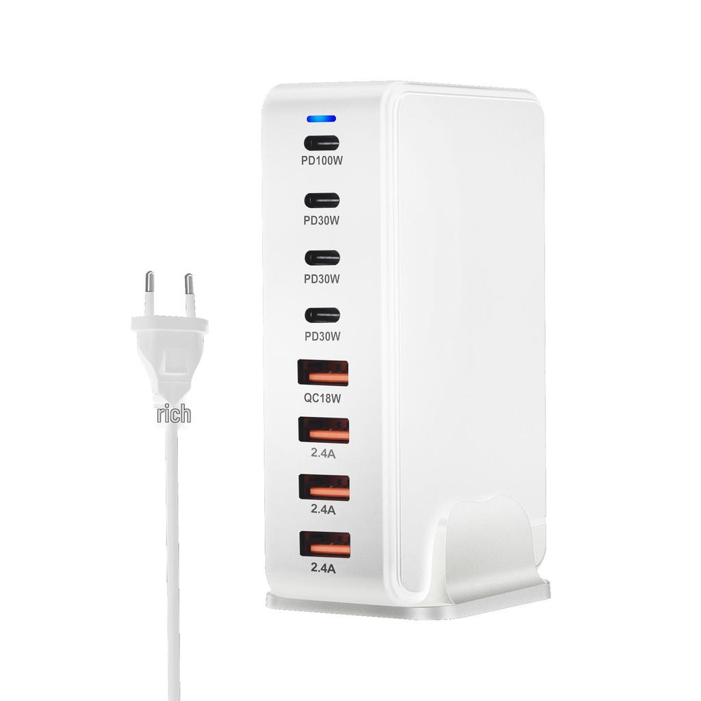 268W Gallium Nitride 8-Port 240W PD Desktop Charger.