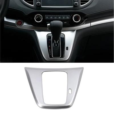 For 2012-2016 Honda CRV CR-V Matte Chrome Console Gear Shift Panel Trim Car Styling Bezel Interior Mouldings