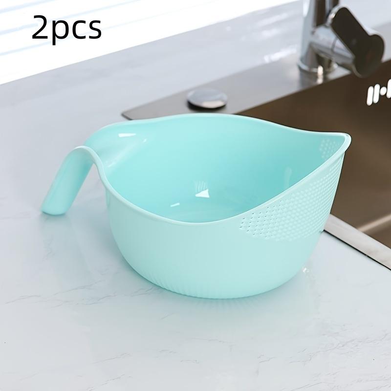2pcs/Kitchen Drain Basket, Household Vegetable Washing Basket, Multi-Functional Storage Basket