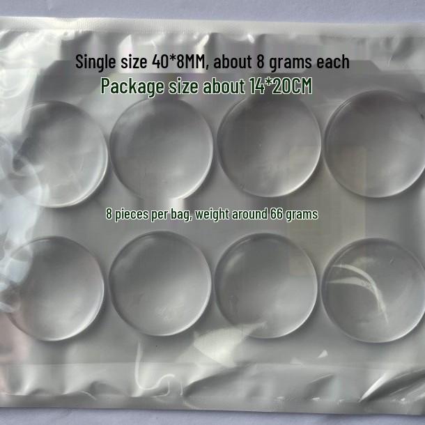 High-Transparency Anti-Collision Door Stopper & Silent Silicone Buffer Pad