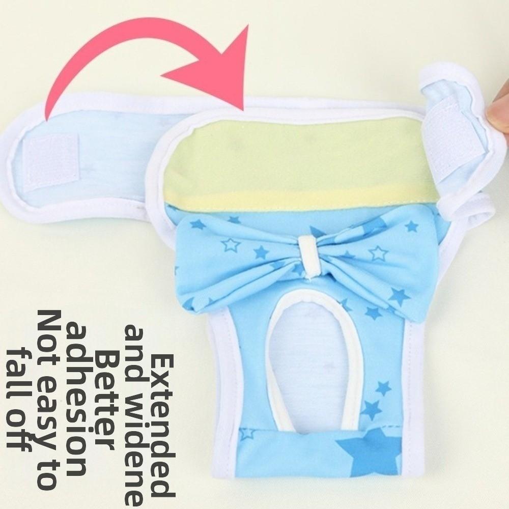 Cartoon Print Dog Diaper Washable Dog Sanitary Pants Puppy Underpants  for Dogs Puppy
