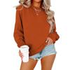 Tuta Comoda Casual alla Moda da Donna con Felpa a Manica Lunga e Girocollo
