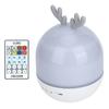 Cute USB Rechargeable Projection Lamp 360 Degree Rotating Remote Music Night Light for