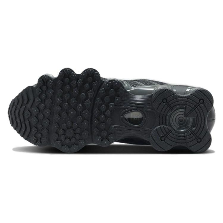 Nike Shox TL Preto Cinza Ferro Mulher Tênis Prateado Metálico FV0939-001