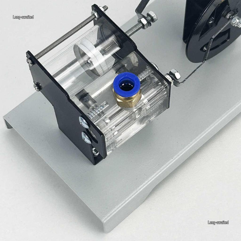 Steam Engine Model: Air Pressure Piston Movement Cylinder for Teaching and Demonstration