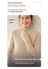Women's Cashmere Blend Loose Long Sleeve Knit Pullover Sweater - Slimming and Versatile for Autumn/Winter.
