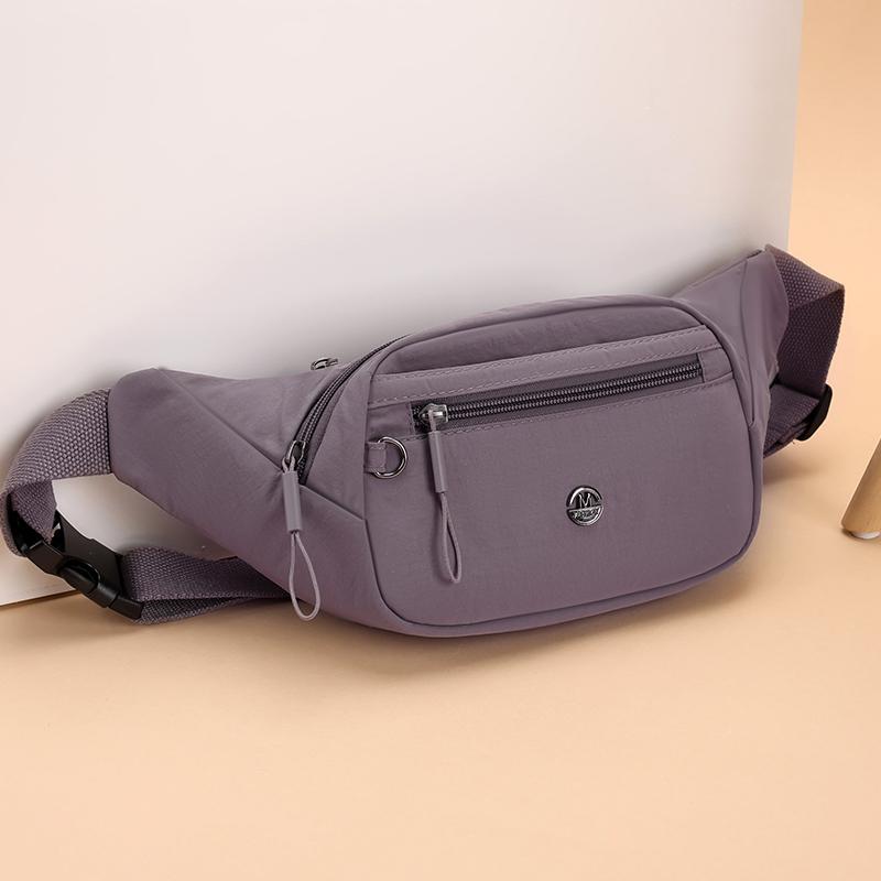 Dames Schoudertas Waterafstotende Nylon Stoffen Tas Multifunctionele Crossbody Tas Buiten Sport Taille Tas