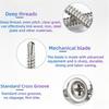 #8 Modified Truss Head Sheet Metal Screws Assortment Kit 410 Stainless Steel Self Tapping Drilling Screws for Metal Plastic Wood