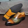 Mode Herren Handgefertigte Monk Strap Loafers Einzelne Schnalle Braun/Blau Klassische Kappe Zehenkleidschuhe für Geschäft Hochzeit Festliche Kleidung