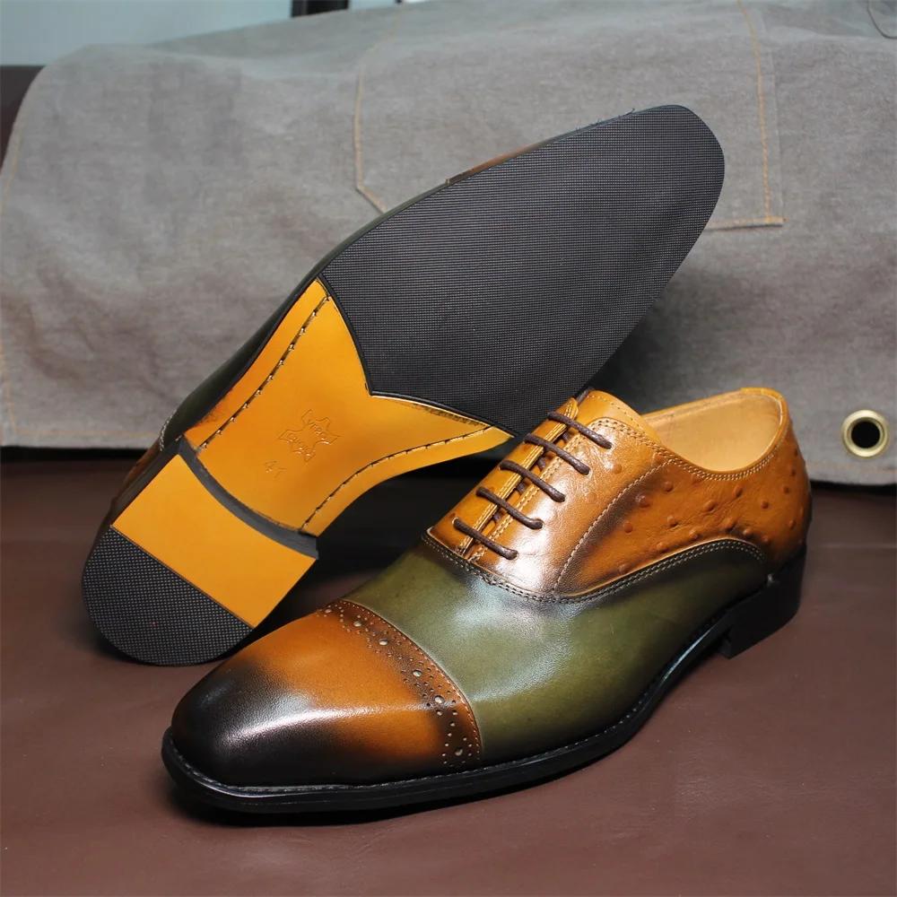 Mode Herren Handgefertigte Monk Strap Loafers Einzelne Schnalle Braun/Blau Klassische Kappe Zehenkleidschuhe für Geschäft Hochzeit Festliche Kleidung