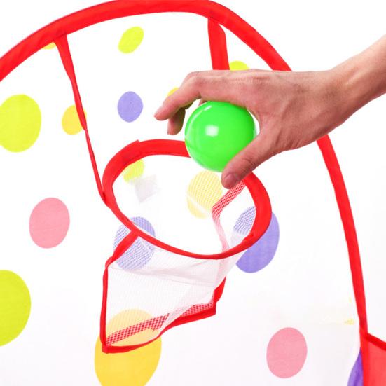 Kids Play Tent Multifunctional Foldable Big Space with Bag Entertainment Toy Storage Polyester Cloth Children Tent Indoor Outdoor Pretend Game