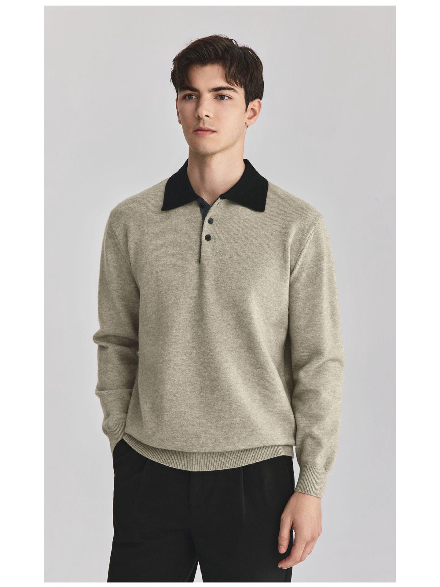 

Khaki Gray Core-Spun Yarn, Sizes M-3XL L хакі