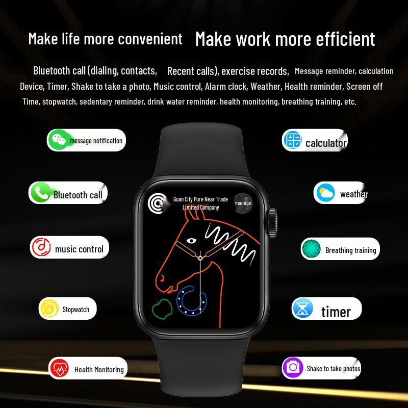 Multifunctional NFC Sports Smartwatch for Women & Men with Heart Rate Monitor & Bluetooth Call Answering