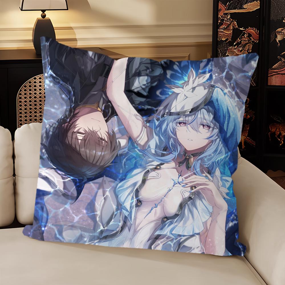 Heißes Spiel Wuthering Waves Der Uferwächter Kissenbezug Sofa Wohnzimmer Schlafzimmer Kopfteil Rückenlehnenkissen Quadratisches Kissen Nickerchenzeit