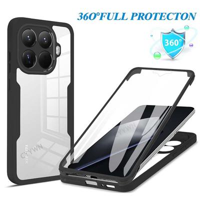 360 Full Body Screen Protector Transparent Case For Xiaomi Mi 15T Pro 5G Shockproof Phone Cover For Mi 15T