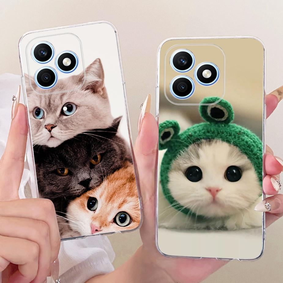 For Honor X8d 4G Case Beautiful Girl Peacock Painted Cover Soft Silicone Phone Case For Honor X8d X 8d HonorX8d 4G Fundas Bumper