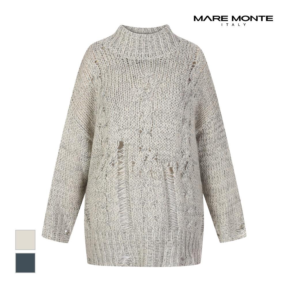 MAREMONTE Mixed Weave Design Knit_M23Nmkt88P0