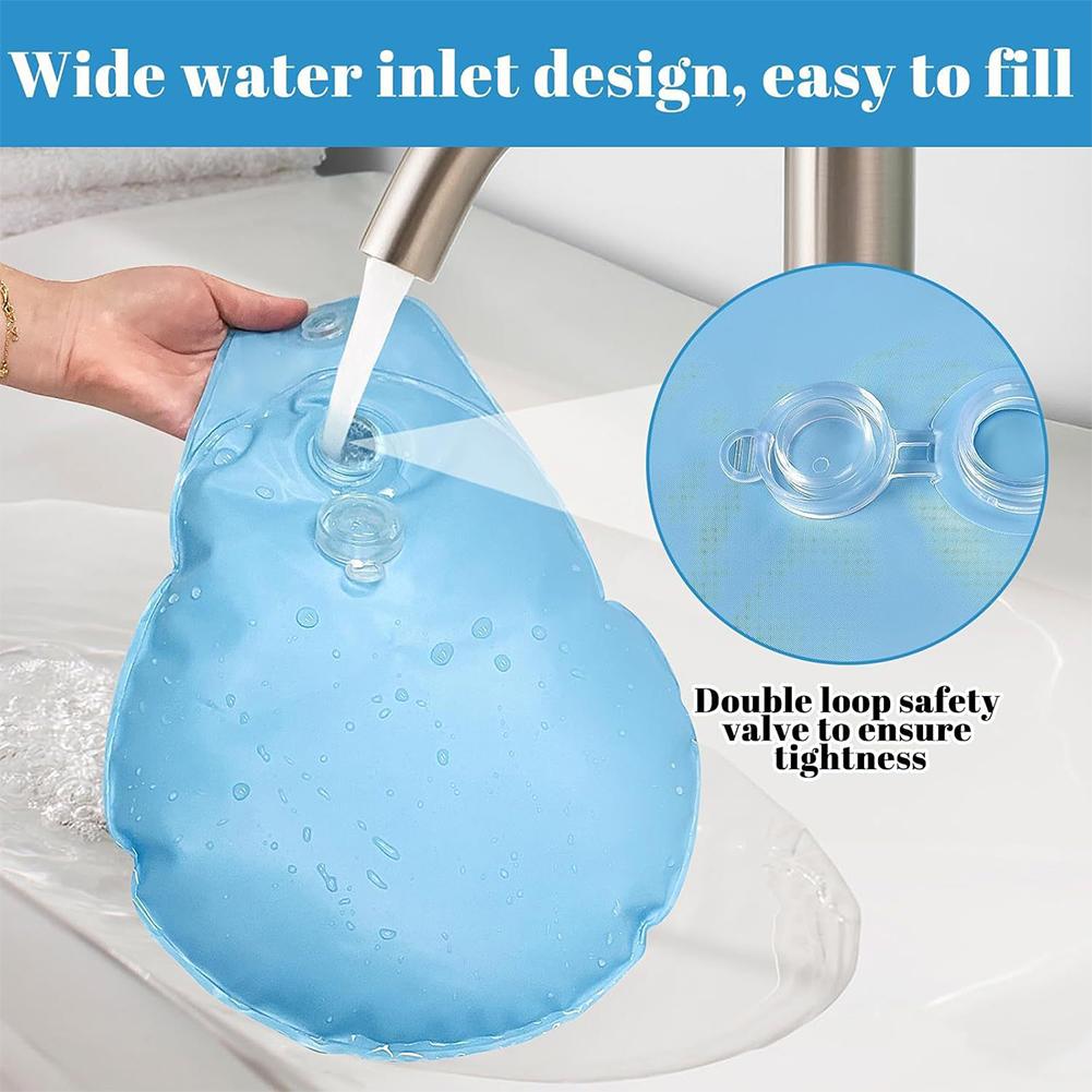 8 Pack Pool Cover Weights with Hooks Heavy Duty Weights Water Bag Leakproof Thick PVC for Winter Pool Cover Hot Tub Weight Bags