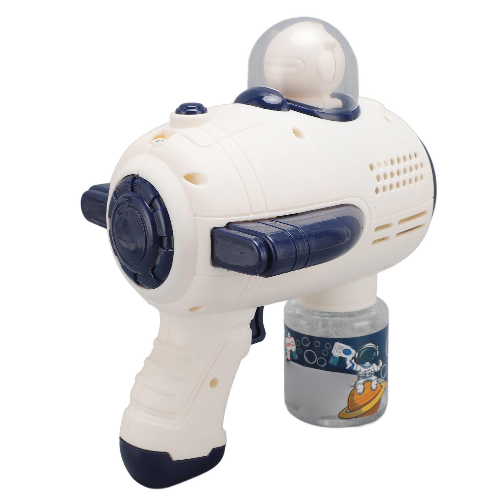 Automatic Bubble Blower with LED Light 90ML Solution Handheld Bubble Machine 10 Holes Bubble Maker for Kids