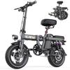 Bicicletă Electrică TOOFLY GE5 Bicicletă Electrică Pliabilă 250W Baterie Litiu 48V15AH, Roată de 14 inch Bicicletă Electrică pentru Naveta Urbană