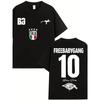 Rap Gang Album Merch Tričko - Dres číslo 10 s talianskym logom a vzorom gangu, Zberateľské rapové tričko