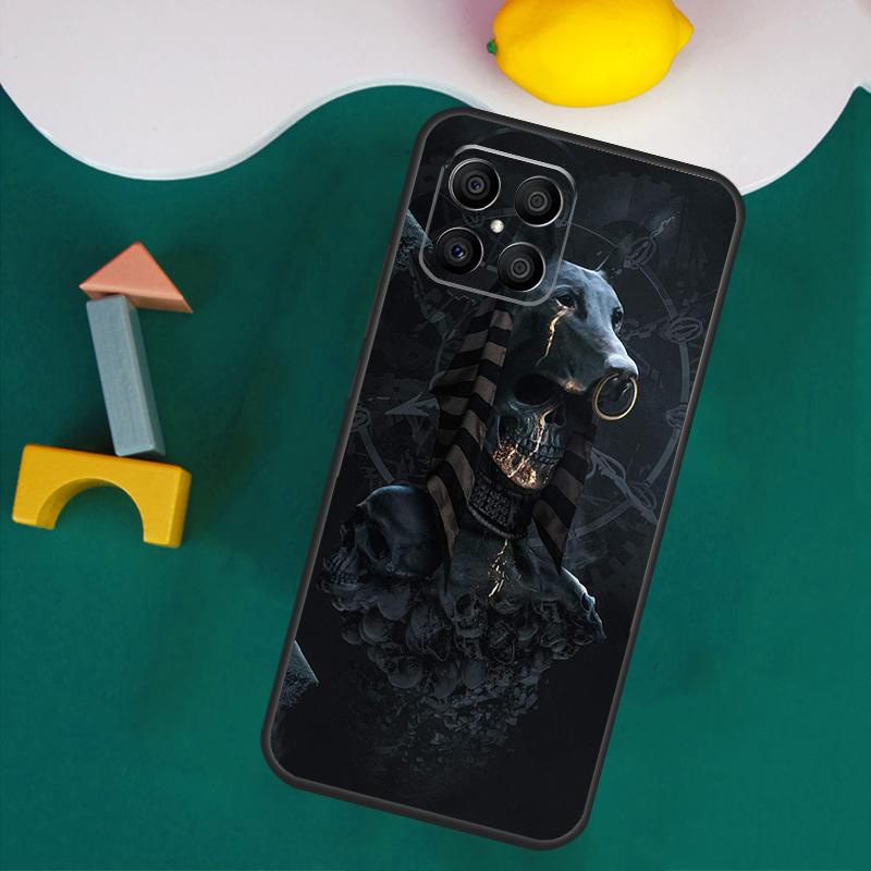 Egypt Nefertiti Anubis Ankh Case For Honor 200 Lite 50 70 90 X9a X8a X8 X9 X8b X9c X9b Honor Magic 5 6 Pro 7 Lite Cover