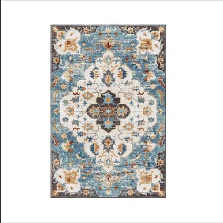 Persian Carpet Retro Ethnic Style Living Room Carpet Fully Covered Carpet Sofa Tea Table Carpet