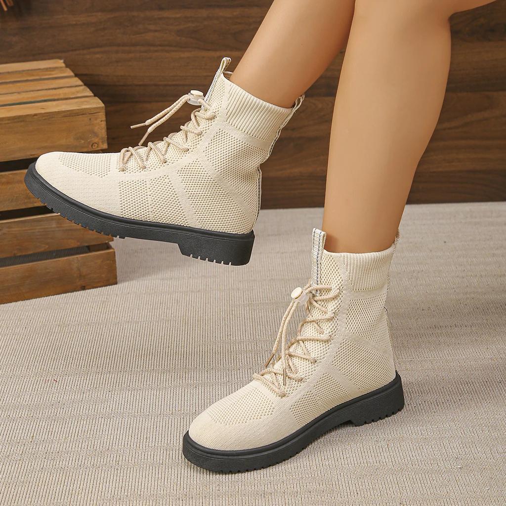 Fashion Women Boots Winter Autumn 2024 New Chunky Ankle Boots Women Fashion Outdoor Anti-slip Comfortable Shoes for Women Botas De Mujer