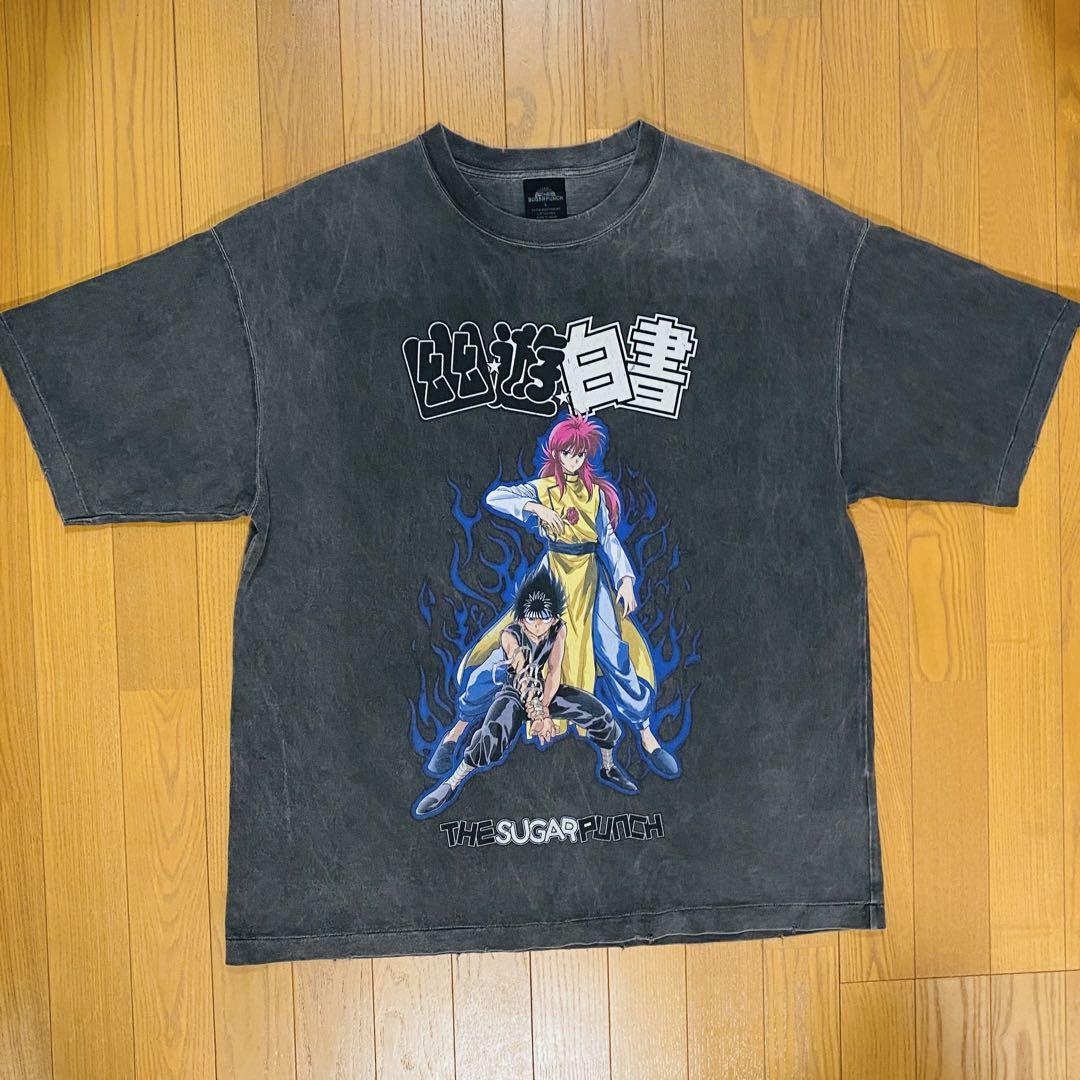 

[USED] THE SUGAR PUNCH Yu Yu Hakusho T-shirt Sugar Punch L Black