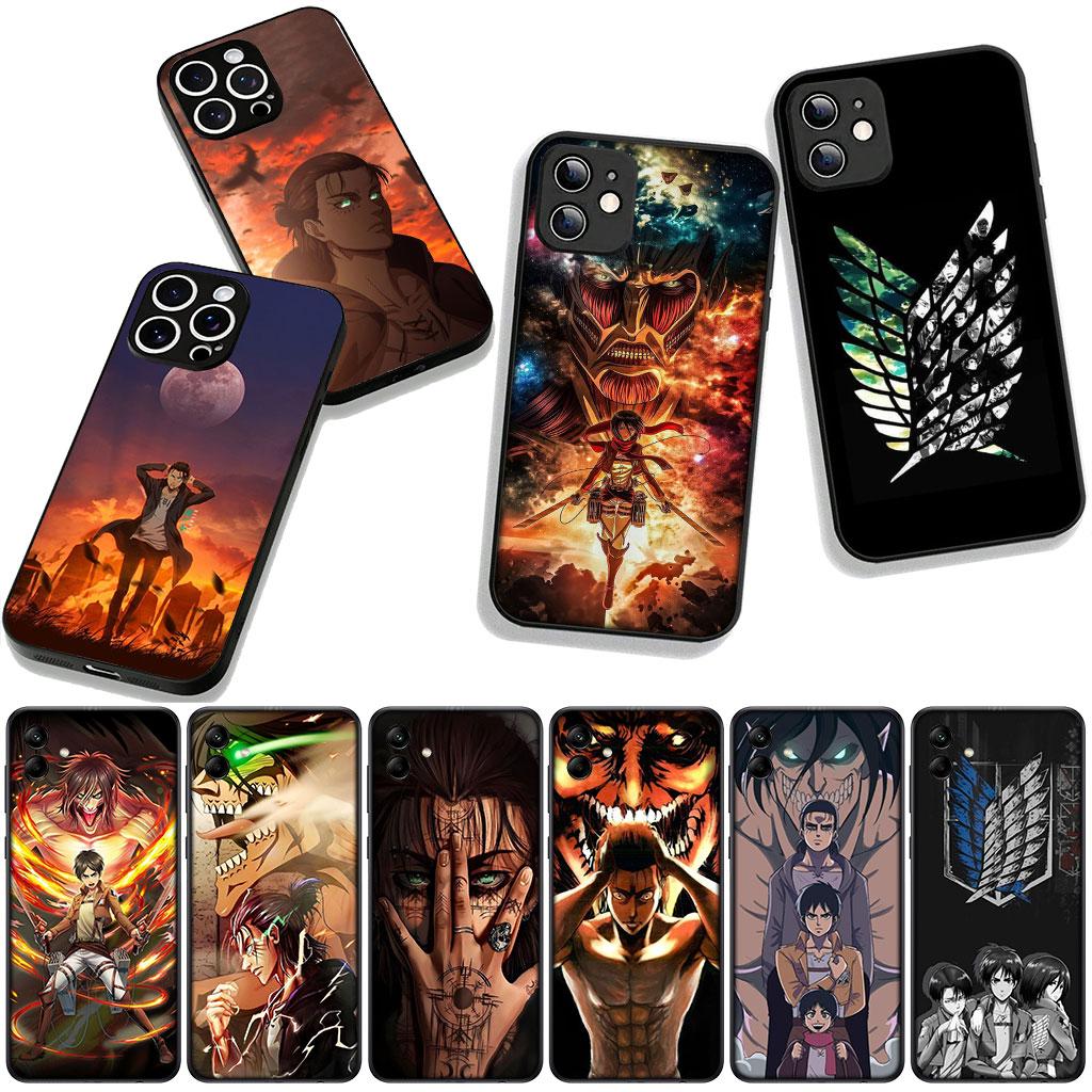 for Motorola Moto G04 G13 G14 G22 G23 G20 G32 G34 G35 G64 G82 G84 G53 G60 G72 E14 E15 E13 Case Eren Jaeger Attack Levi On Titan