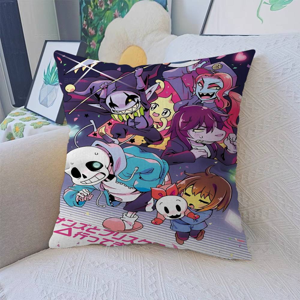 Anime Designs Game U-Undertale Vintage Stitch Lucky Dragon pillow cover sofa cushion cover home room decoration children gift