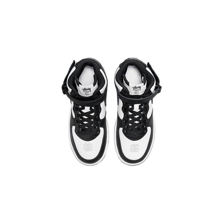 Nike Air Force 1 Mid Stussy Light Bone Black PS DN4158-002