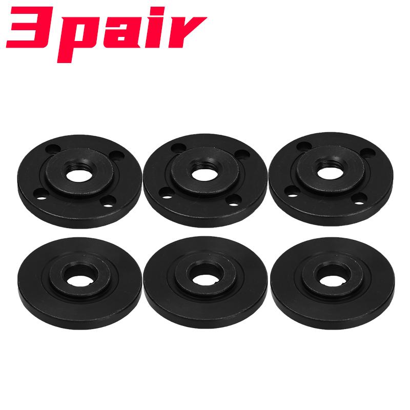 2/10PCS Replacement Angle Grinder Metal Pressure Plate Inner Outer Flange Nut Set Tools Cutting Discs Fixing Plate Accessories