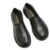 New Women's Thick-soled Shoes, Round-toed Croaker Loafers