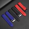 Sports Silicone Rubber For Tissot Racing T115417A Series Special Double Notch Watch Strap T115.427 Men's Watch Chain Watchband