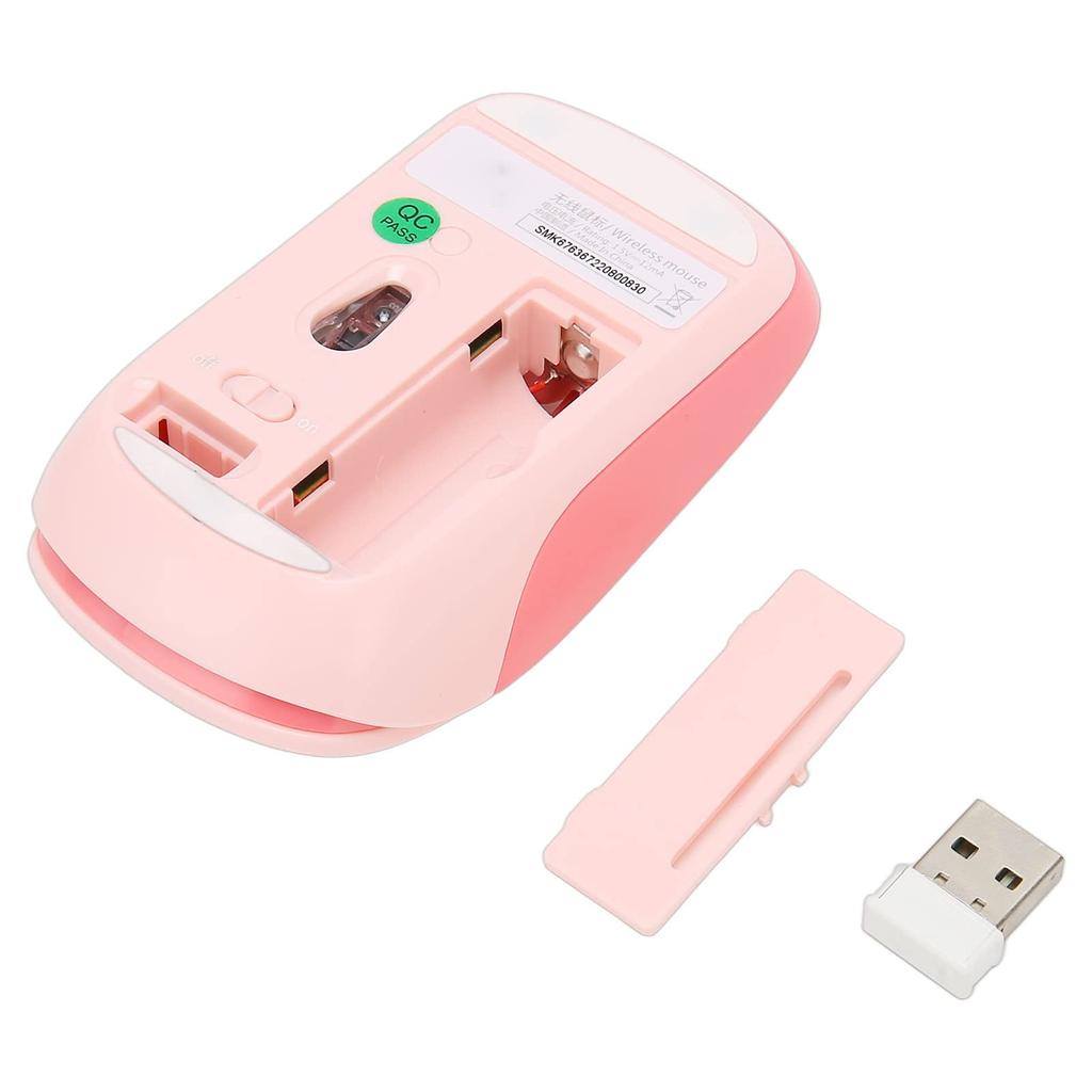 Wireless Keyboard and Mouse Cute Retro Round Keycap Typewriter Keyboard with 3 DPI Wireless Computer Keyboard and Mouse Set for Home Office Combo,