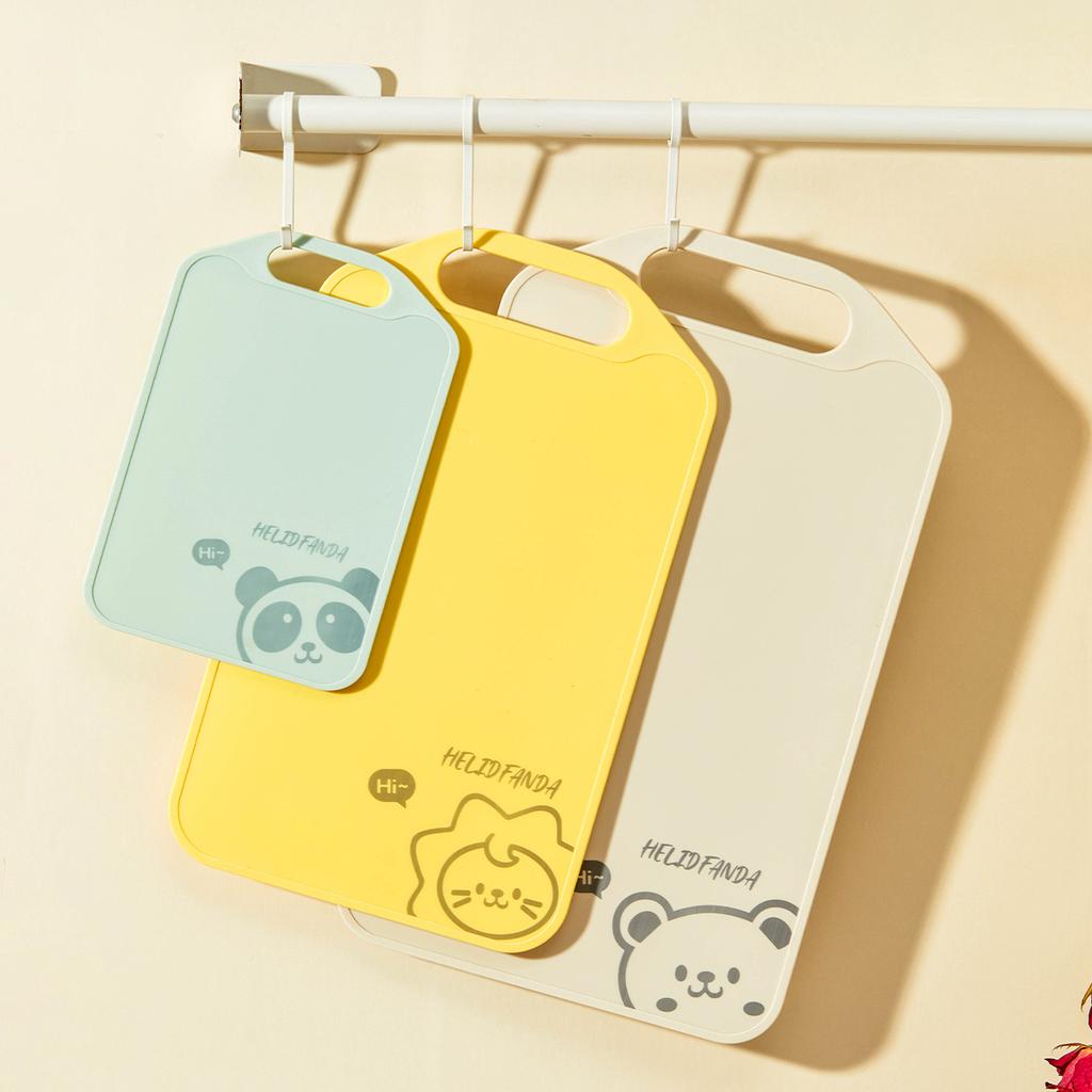 Non-slip PP Food Cutting Board Cute Pattern Double-Sided Fruit Vegetable Meat Chopping Board Kitchen Tools Easy To Clean