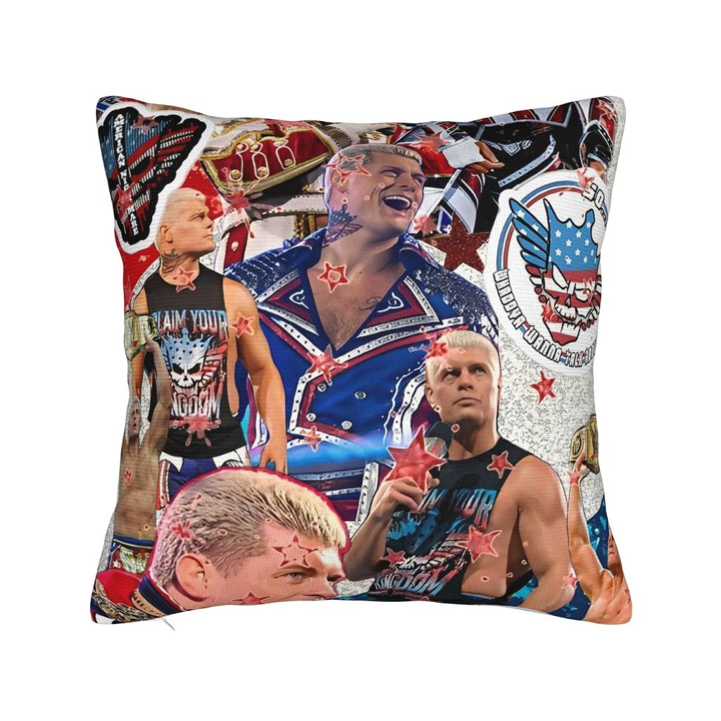 Pillow Cover Wrestlemania Wrestling   Morden Pillow Case For Sofa Car Home Decor Pillowcases