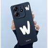 For Xiaomi Redmi Note 14 5G Cover Case Lucky Initial Letter Couple Silicone Soft Matte Phone Bumper for Redmi Note14 5G Casing