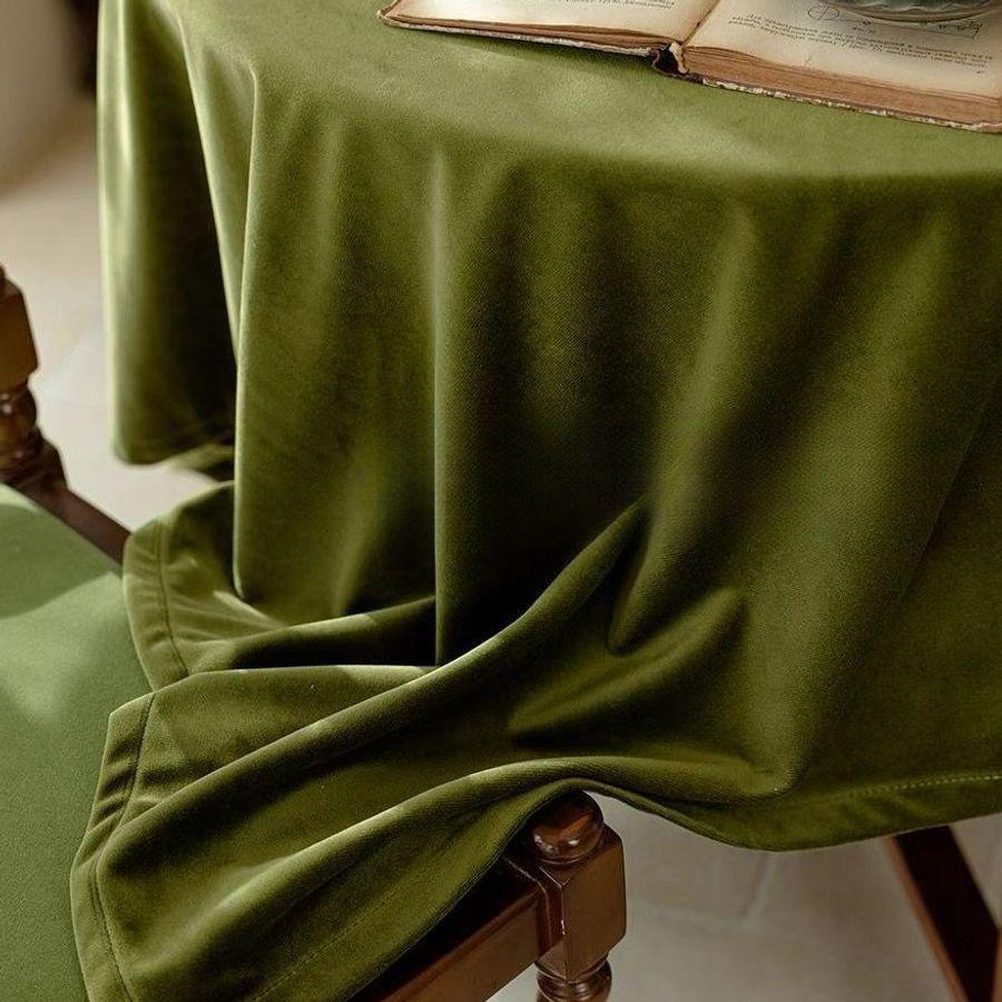 Elegante Fluwelen Tafelkleed voor Eet-, Koffie- of Vergadertafels
