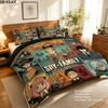 Spy Family Pattern Bedding Quilt Set Quilt Cover Pillowcase Home Birthday Gift(1 * duvet cover + 2 * pillowcase, without core)