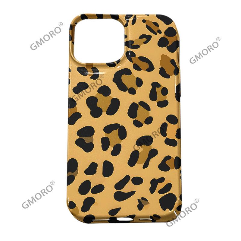 Amazon popular full screen retro leopard print iPhone17 sexy phone case Apple 16Pro film protective case