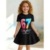 Soft and Breathable Purple Starry Sky Fairy Printed Short Sleeved Casual Dress Suitable for Birthdays and Parties in Summer