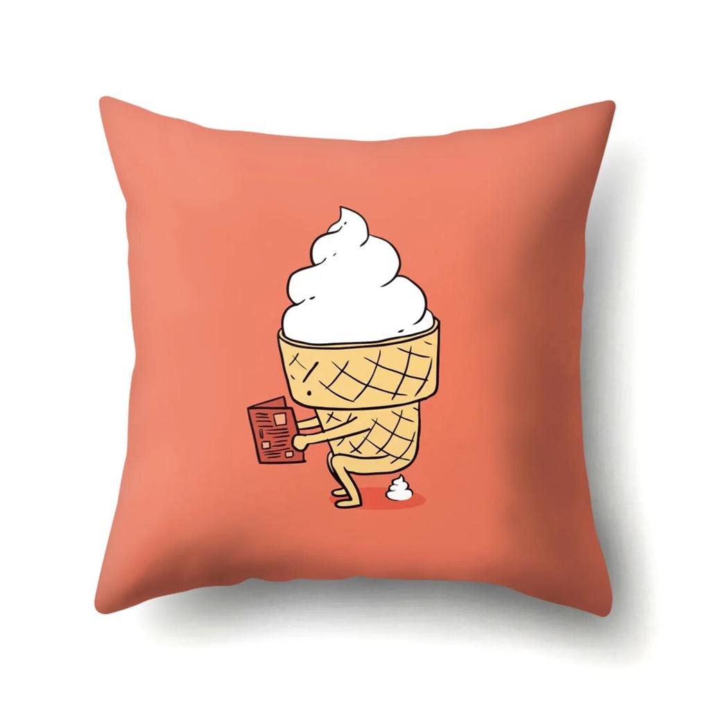 Husă de pernă cu animale cu fructe Husă de pernă pentru birou