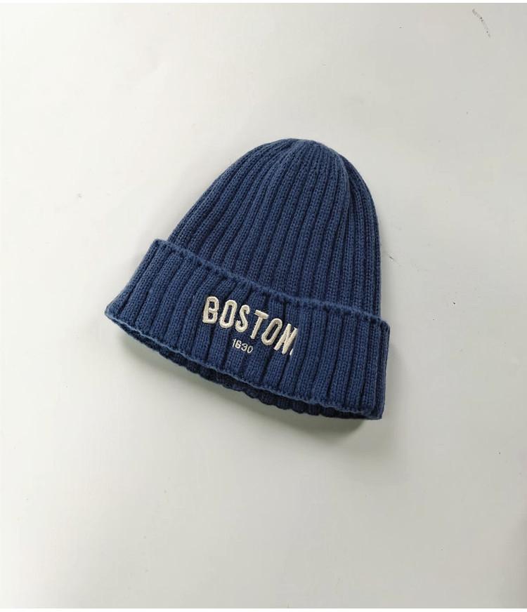 Kinder Winter Strickmütze Ins Style Street Trend Alphabet Beanie Jungen Strickmütze Kinder Wollmütze Wolle